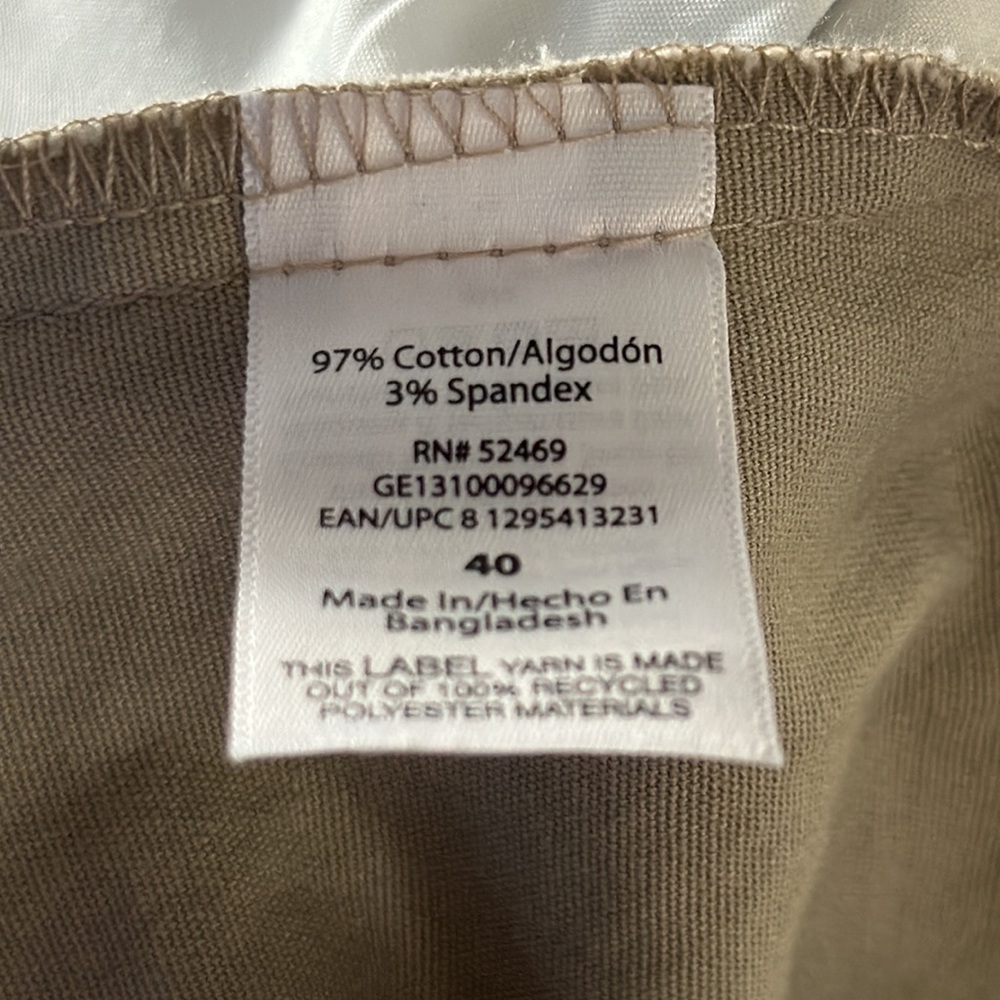 George Men's Flat Front Shorts 9” Size 40 - Picture 6 of 9